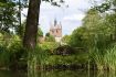 Blick vom Alten Rhin auf die Kirche von Alt Ruppin